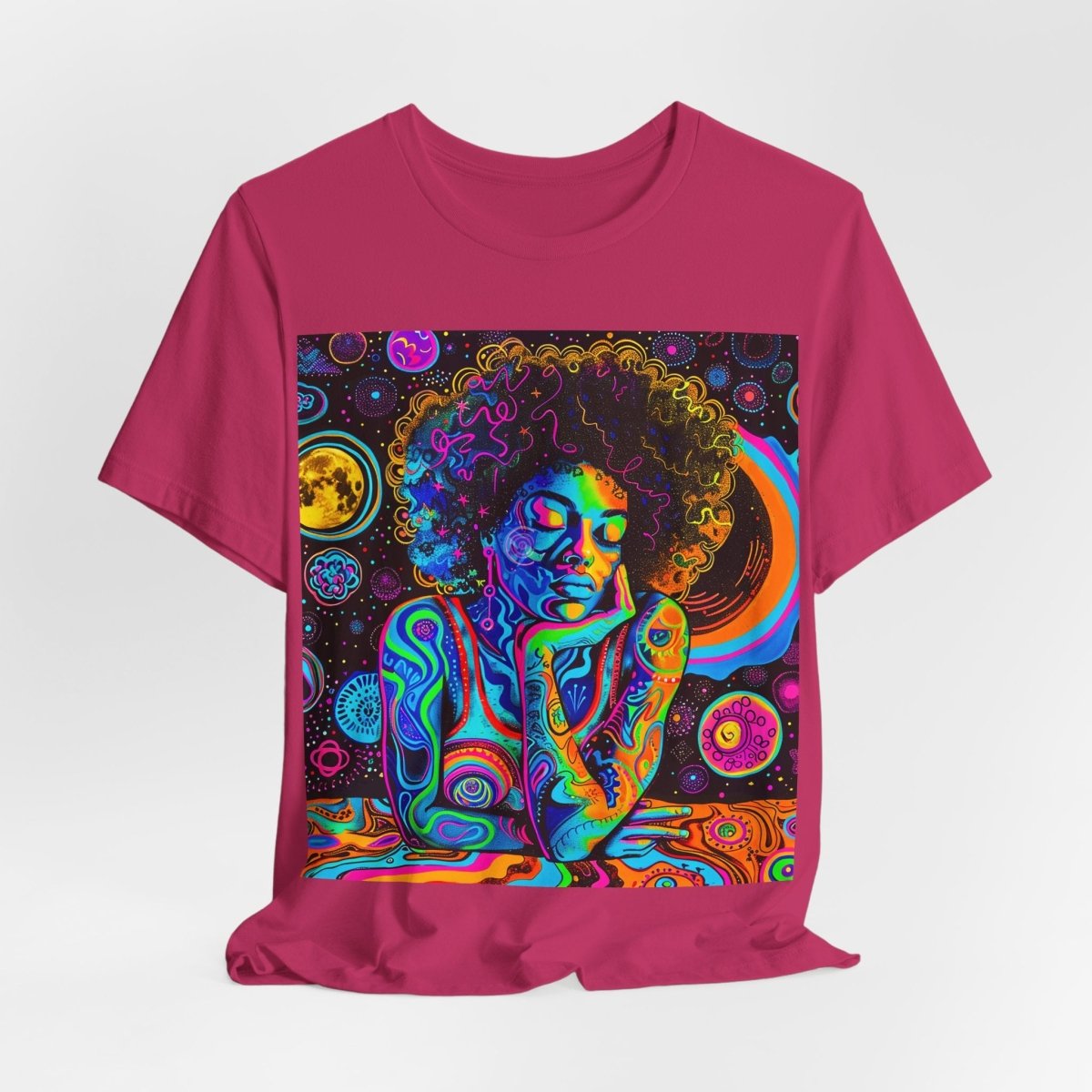 Afro Trippy Shirt - Afrocentric Art by The Trini Gee