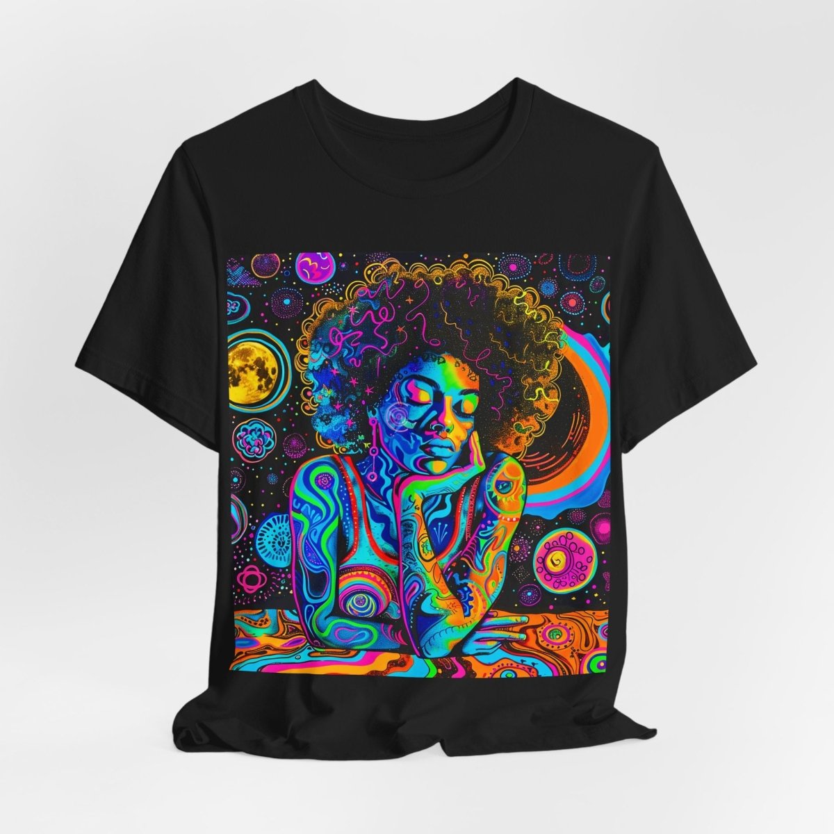 Afro Trippy Shirt - Afrocentric Art by The Trini Gee