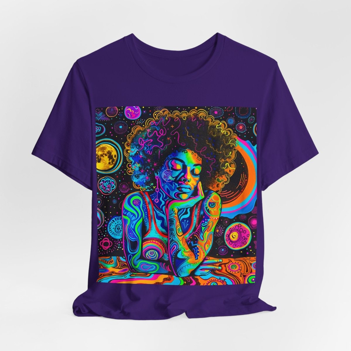 Afro Trippy Shirt - Afrocentric Art by The Trini Gee