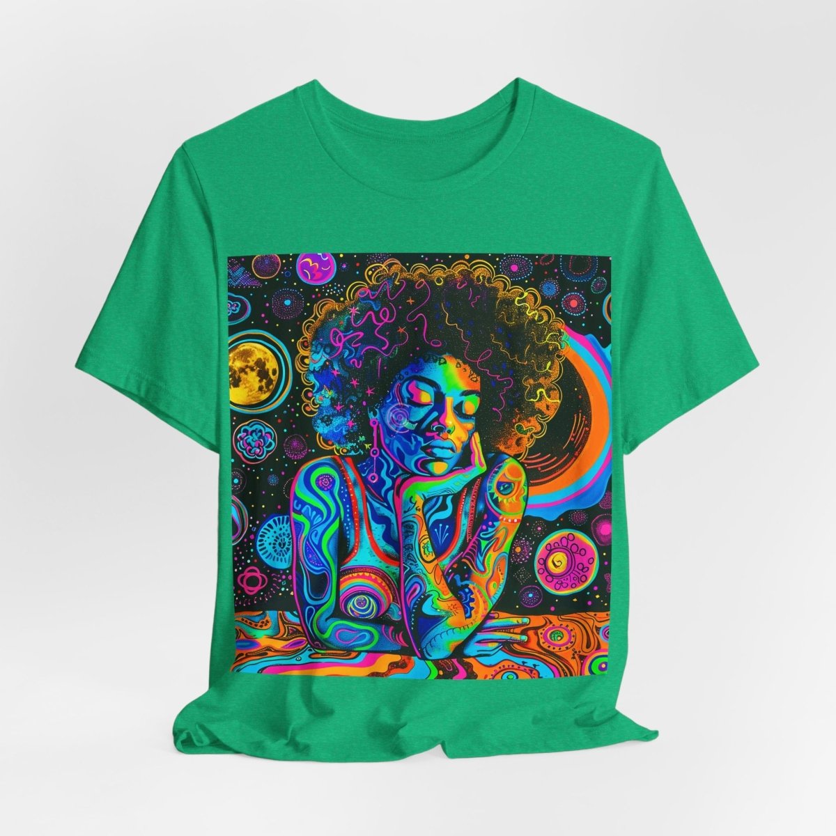 Afro Trippy Shirt - Afrocentric Art by The Trini Gee