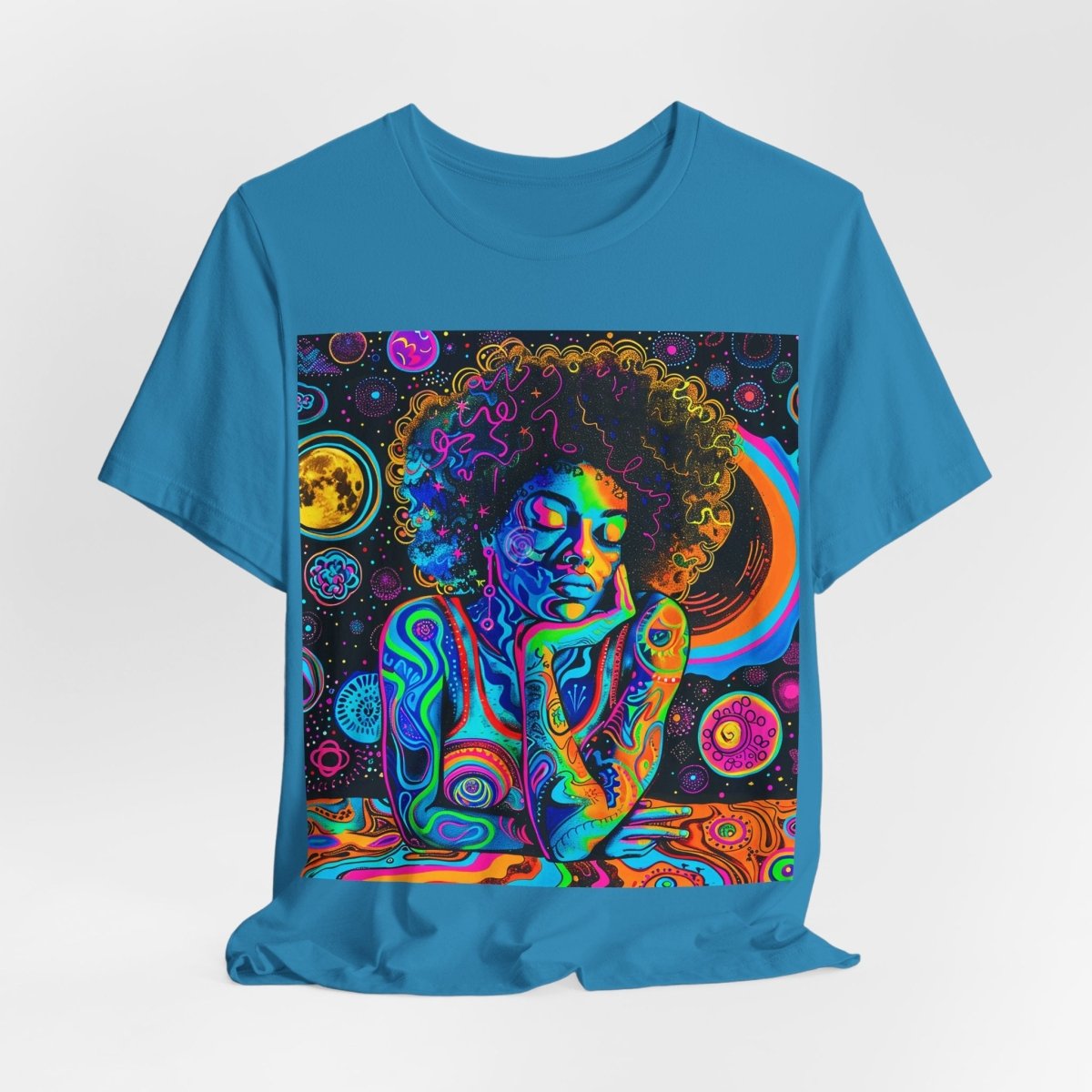 Afro Trippy Shirt - Afrocentric Art by The Trini Gee