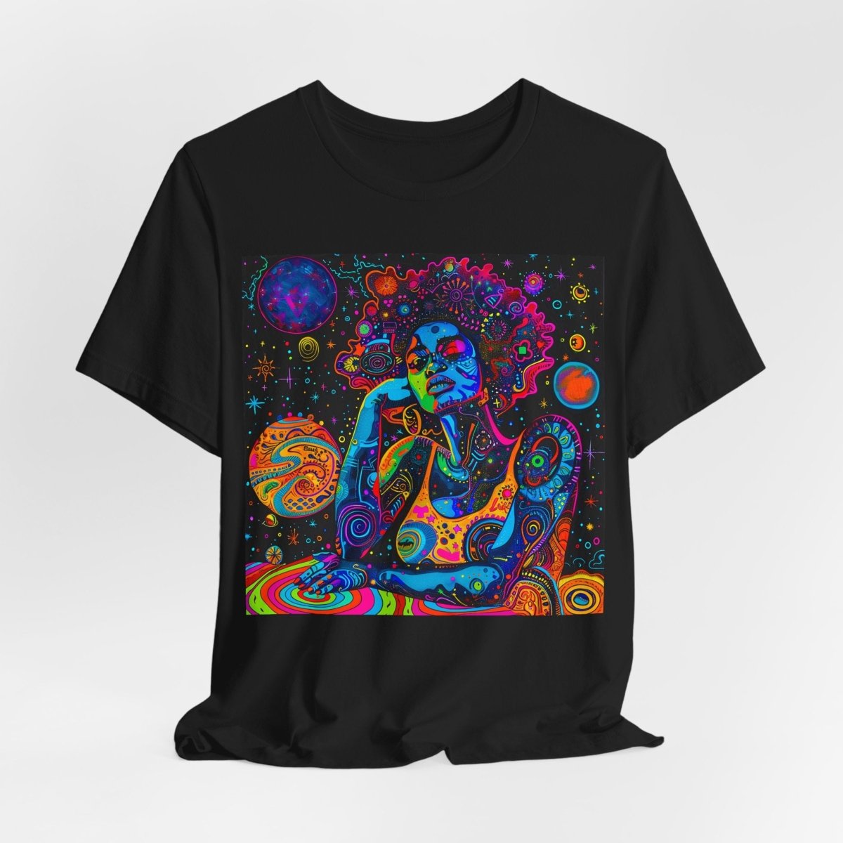 Afro Trippy Shirt - Afrocentric Art by The Trini Gee