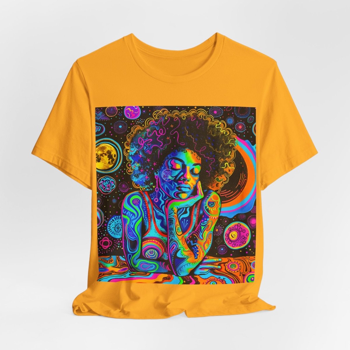 Afro Trippy Shirt - Afrocentric Art by The Trini Gee