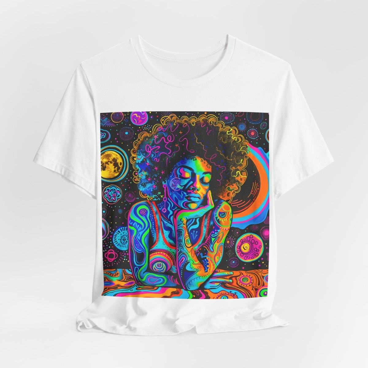 Afro Trippy Shirt - Afrocentric Art by The Trini Gee