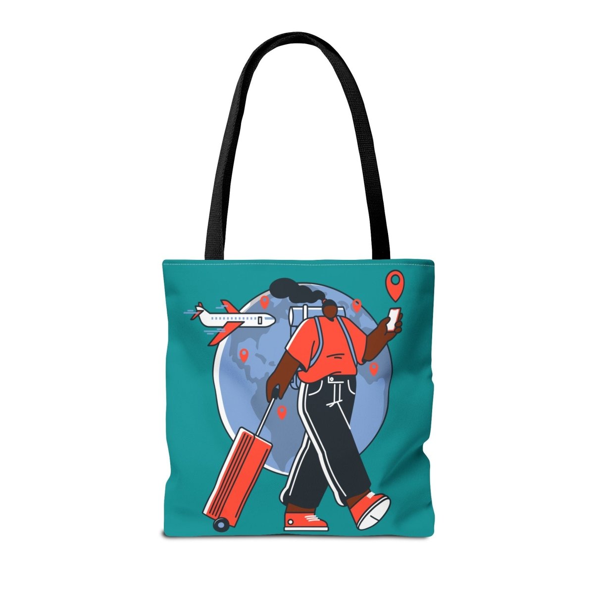 Afro Wanderlust Tote Bag - Afrocentric Art by The Trini Gee