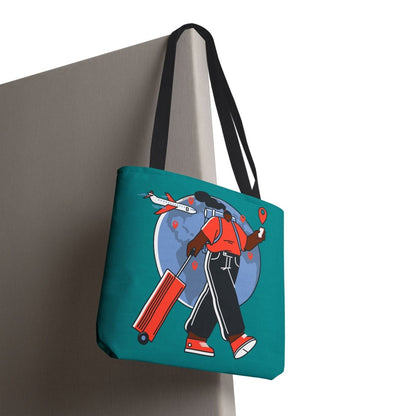Afro Wanderlust Tote Bag - Afrocentric Art by The Trini Gee