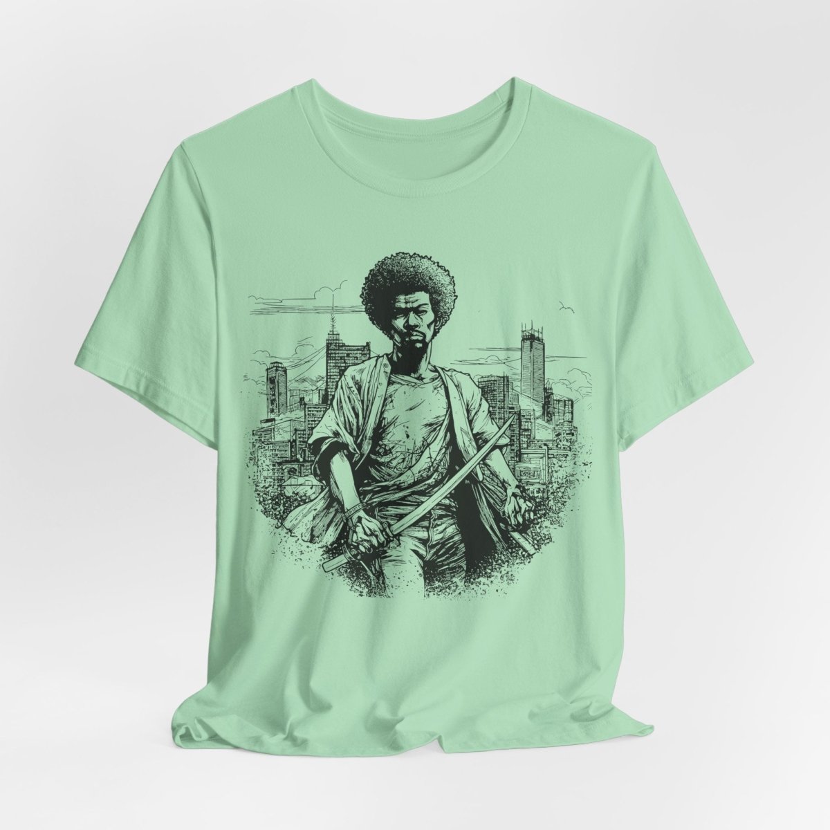 Afro Warrior Shirt - Afrocentric Art by The Trini Gee