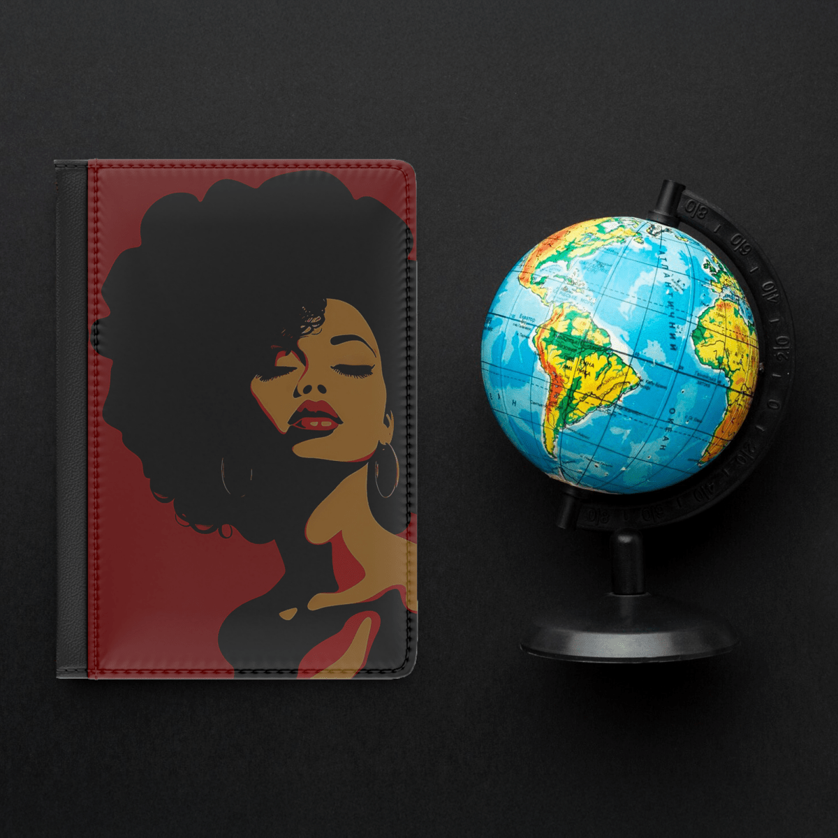 Afro Woman Passport Cover - The Trini Gee