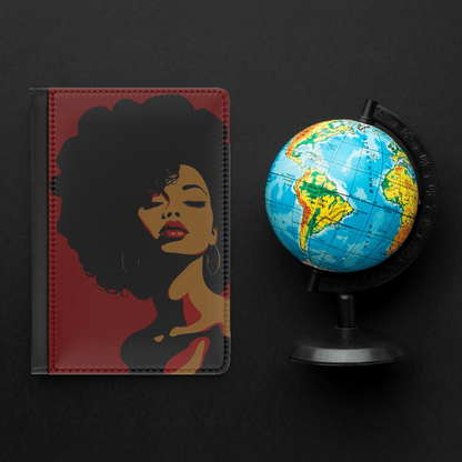 Afro Woman Passport Cover - The Trini Gee