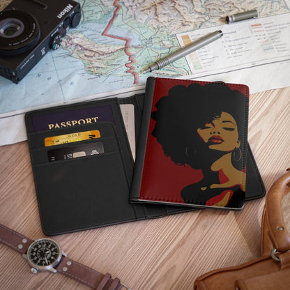 Afro Woman Passport Cover - The Trini Gee