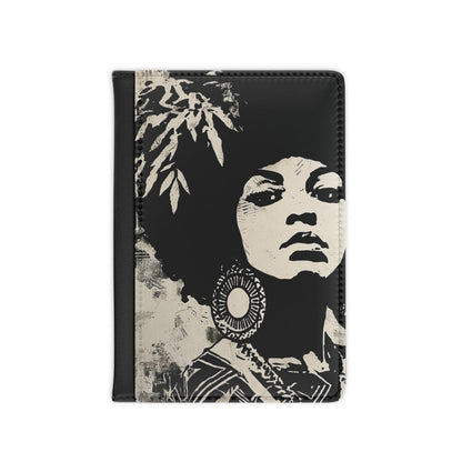 Afro Woman Passport Cover - Afrocentric Art by The Trini Gee