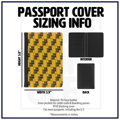 Afro Woman Passport Cover - Afrocentric Art by The Trini Gee