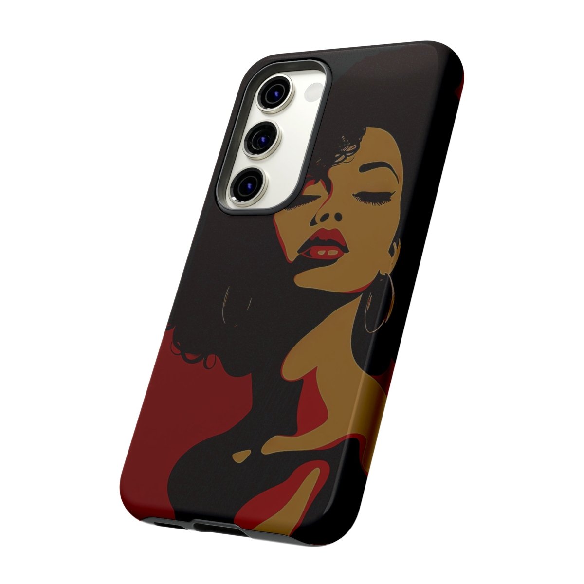 Afro Woman Phone Case - Afrocentric Art by The Trini Gee