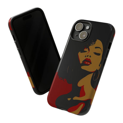 Afro Woman Phone Case - Afrocentric Art by The Trini Gee