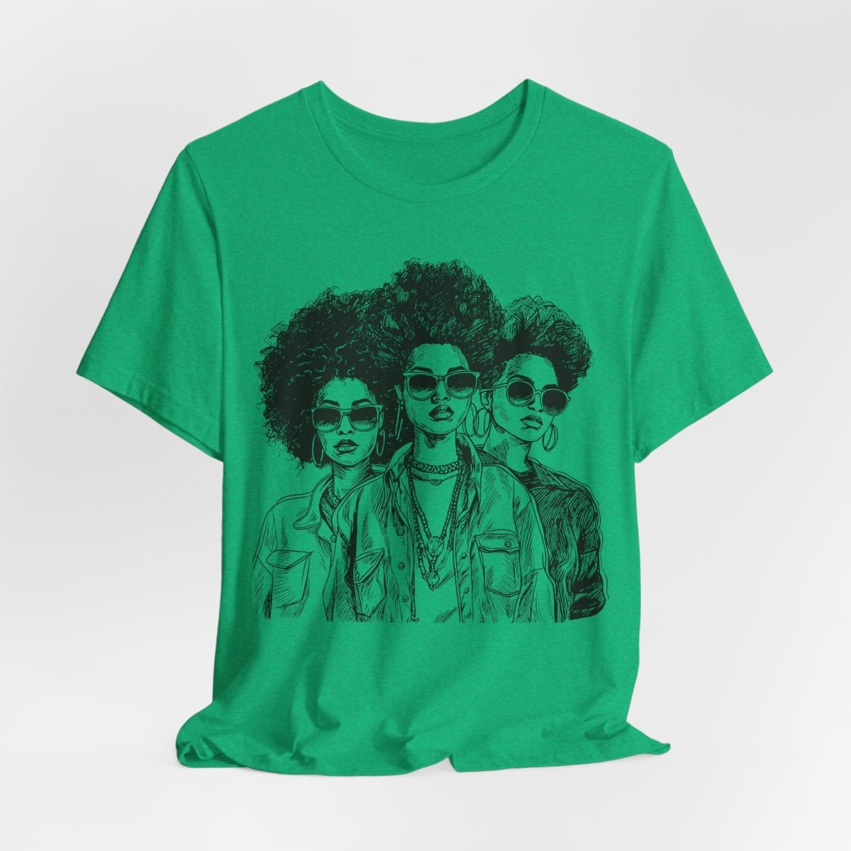 Afro Women Shirt - Afrocentric Art by The Trini Gee