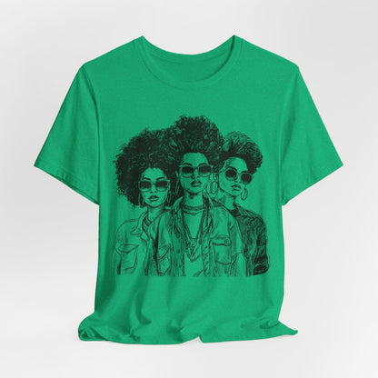 Afro Women Shirt - Afrocentric Art by The Trini Gee