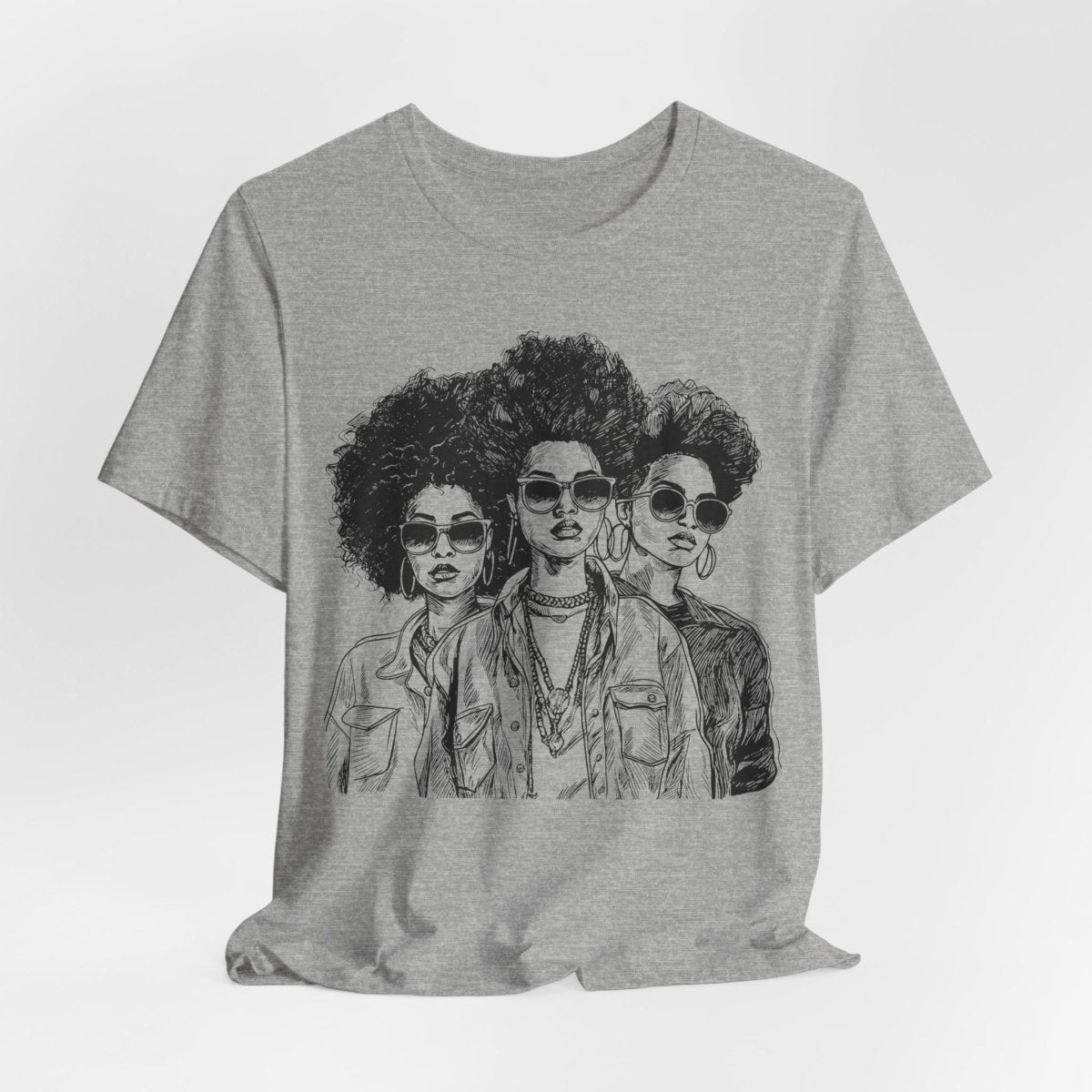 Afro Women Shirt - Afrocentric Art by The Trini Gee