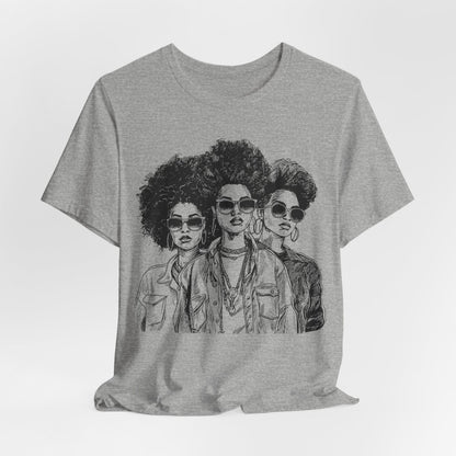 Afro Women Shirt - Afrocentric Art by The Trini Gee