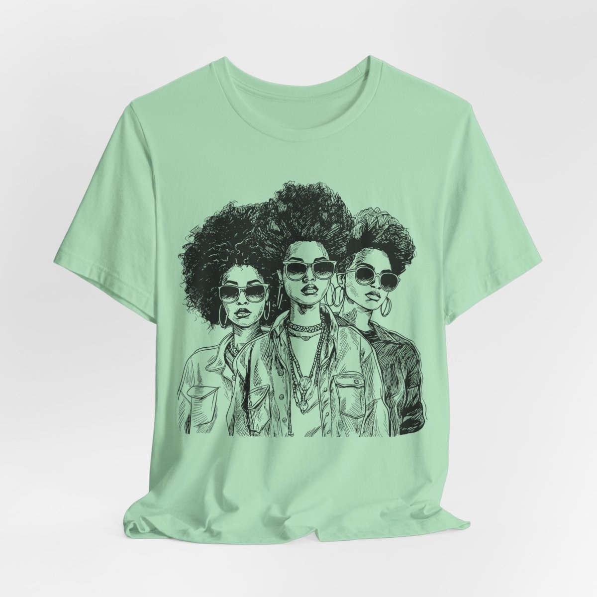 Afro Women Shirt - Afrocentric Art by The Trini Gee