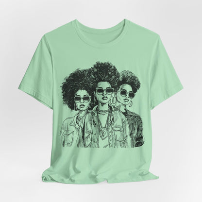 Afro Women Shirt - Afrocentric Art by The Trini Gee