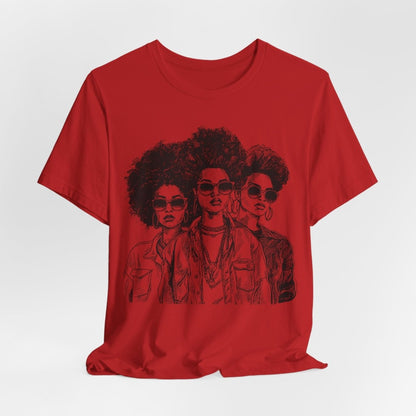 Afro Women Shirt - Afrocentric Art by The Trini Gee