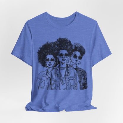 Afro Women Shirt - Afrocentric Art by The Trini Gee