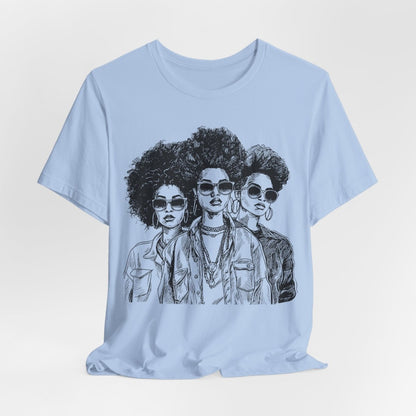 Afro Women Shirt - Afrocentric Art by The Trini Gee