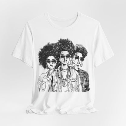 Afro Women Shirt - Afrocentric Art by The Trini Gee