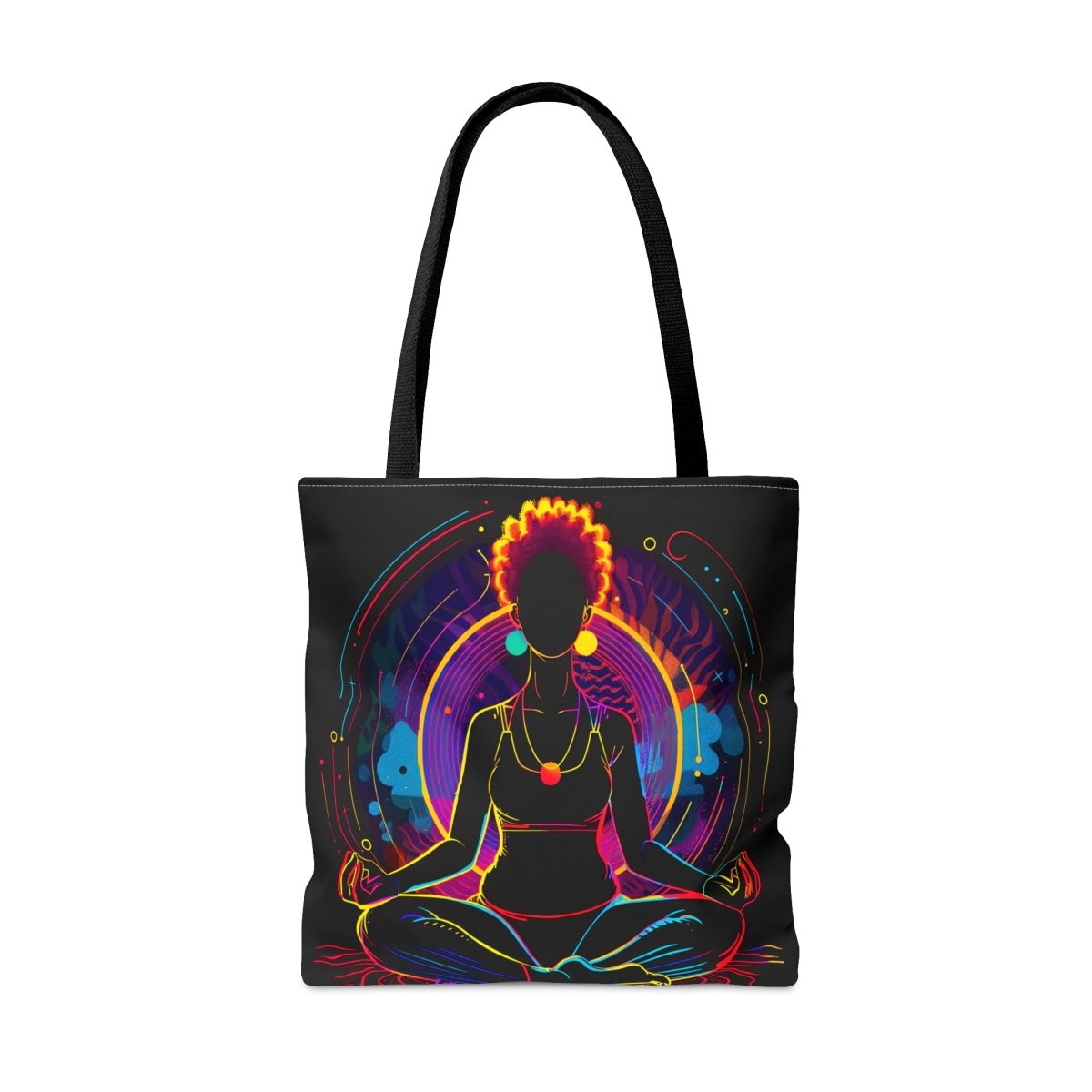 Afro Yoga Glow Tote Bag - The Trini Gee