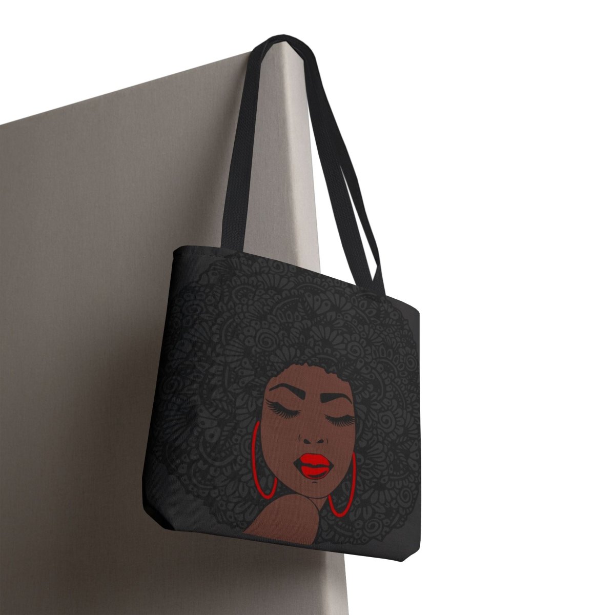 Afro Zentangle Tote Bag - Afrocentric Art by The Trini Gee