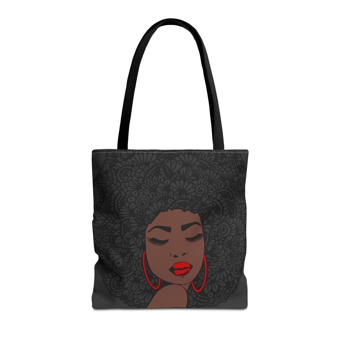 Afro Zentangle Tote Bag - Afrocentric Art by The Trini Gee