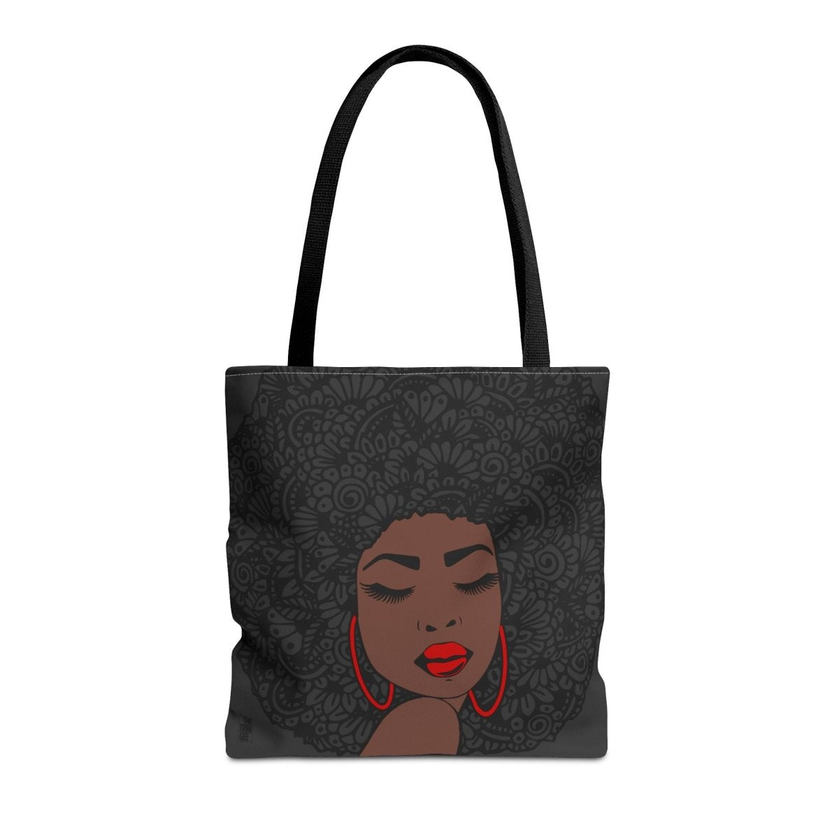 Afro Zentangle Tote Bag - Afrocentric Art by The Trini Gee