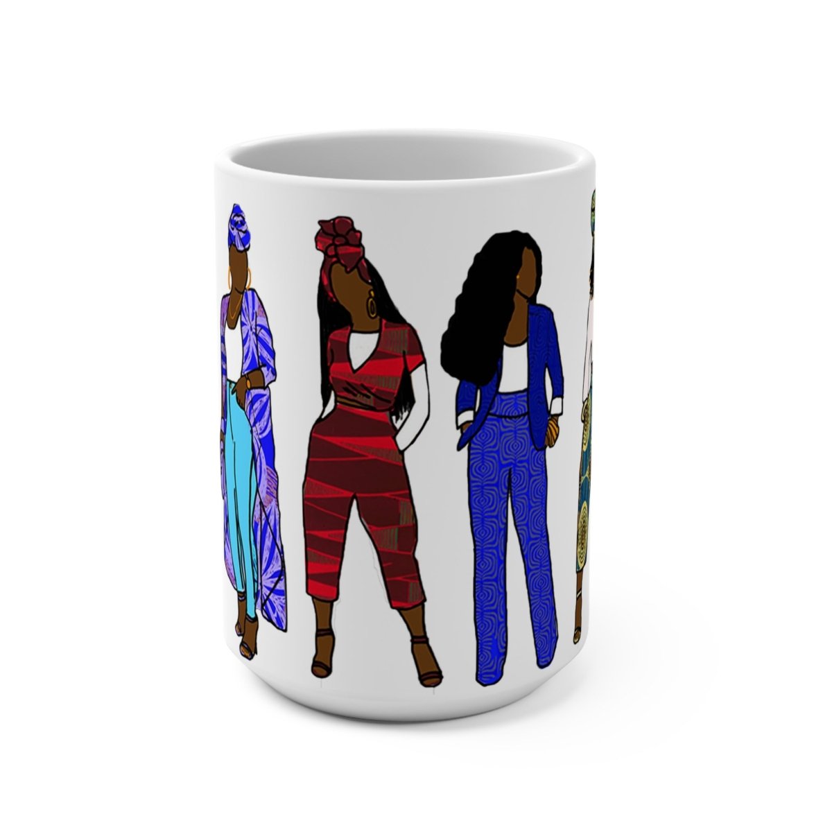 Afrocentric Fashion Mug - Afrocentric Art by The Trini Gee