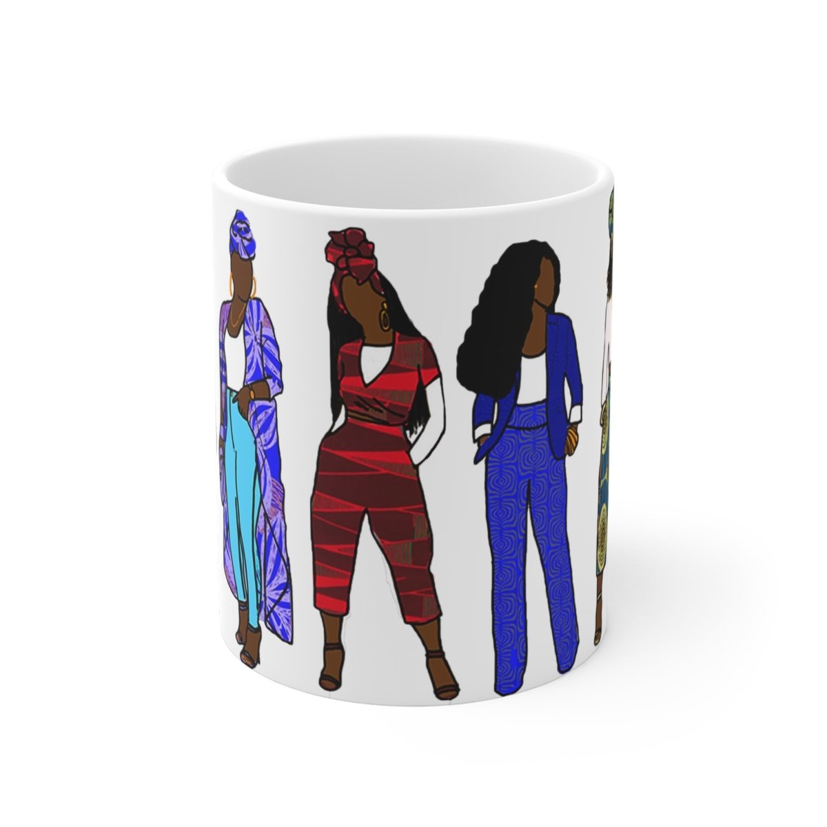 Afrocentric Fashion Mug - Afrocentric Art by The Trini Gee