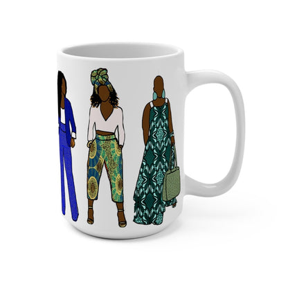 Afrocentric Fashion Mug - Afrocentric Art by The Trini Gee