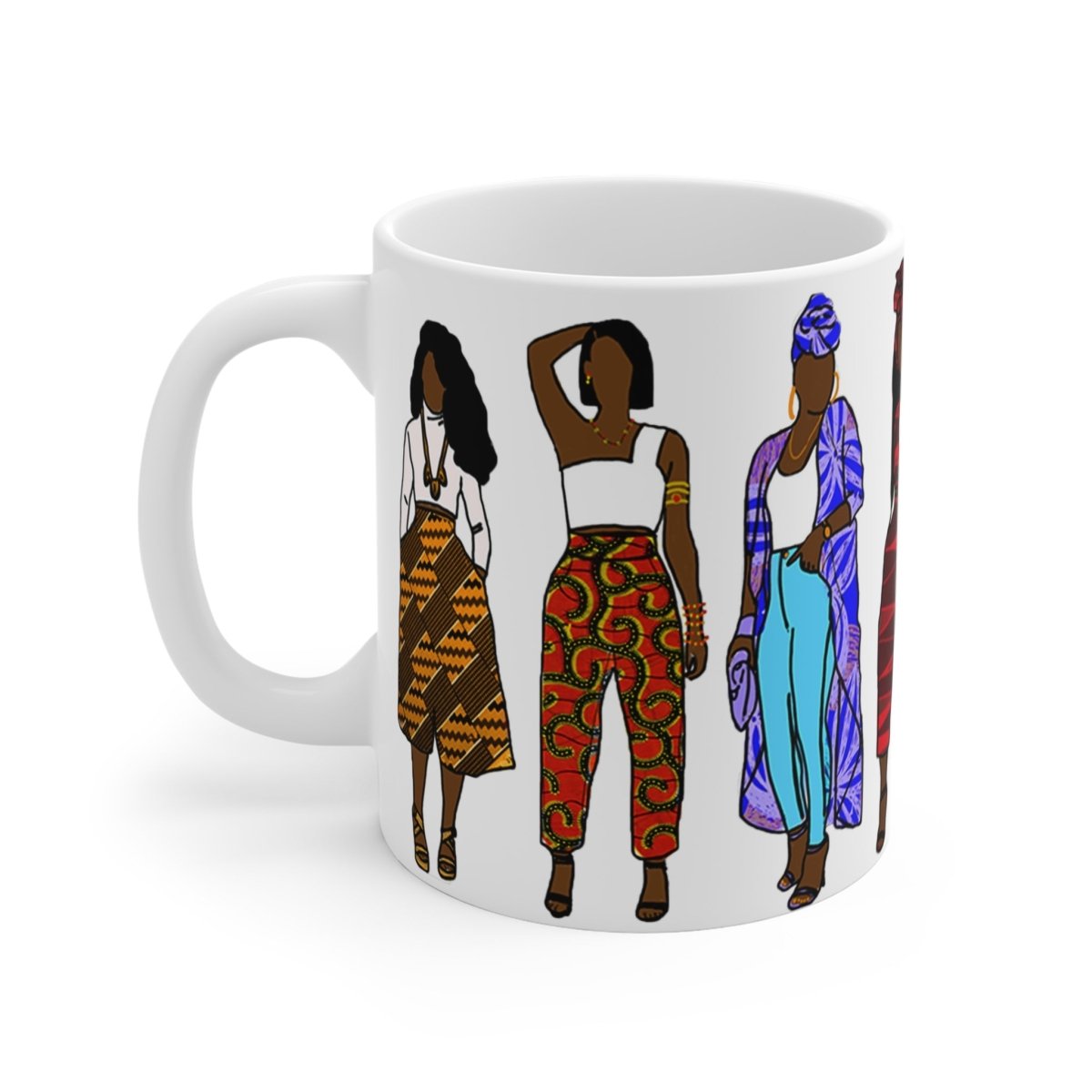 Afrocentric Fashion Mug - Afrocentric Art by The Trini Gee