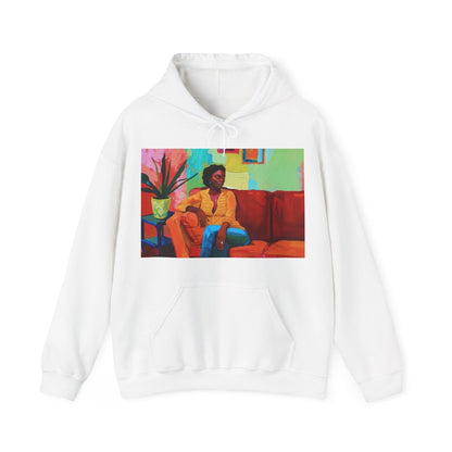 Afrocentric Lounge Art Hoodie - Afrocentric Art by The Trini Gee