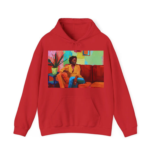 Afrocentric Lounge Art Hoodie - Afrocentric Art by The Trini Gee