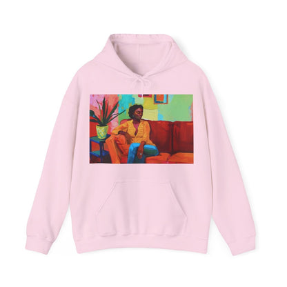 Afrocentric Lounge Art Hoodie - Afrocentric Art by The Trini Gee