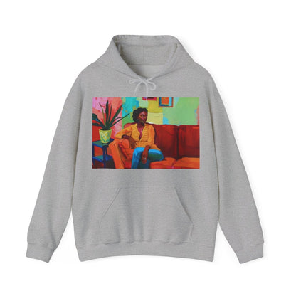 Afrocentric Lounge Art Hoodie - Afrocentric Art by The Trini Gee
