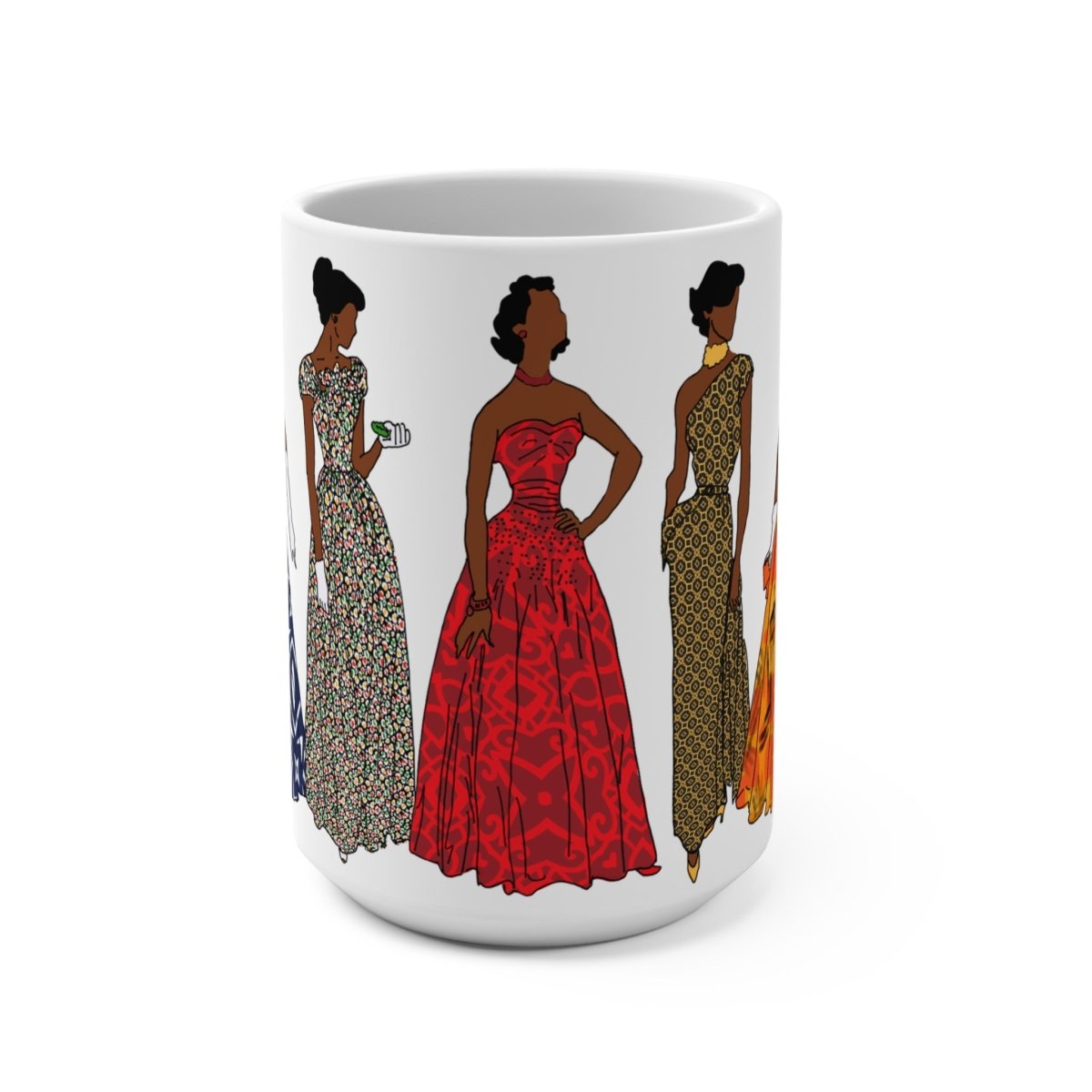Afrocentric Vintage Fashion Mug - The Trini Gee