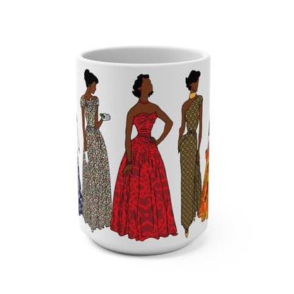 Afrocentric Vintage Fashion Mug - The Trini Gee