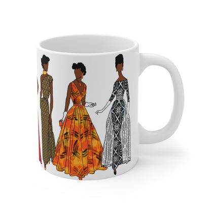 Afrocentric Vintage Fashion Mug - The Trini Gee