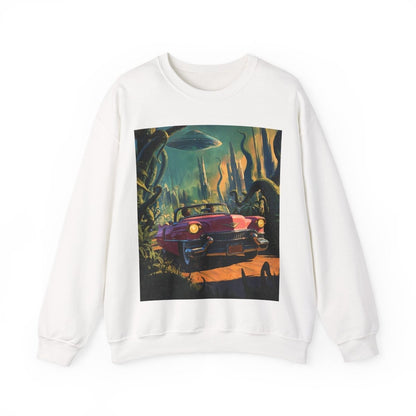 Afrofuturism Adventure Sweatshirt - Afrocentric Art by The Trini Gee