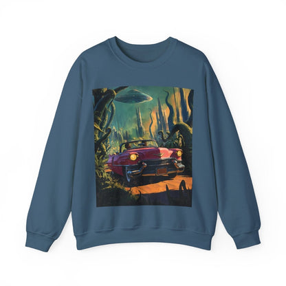 Afrofuturism Adventure Sweatshirt - Afrocentric Art by The Trini Gee