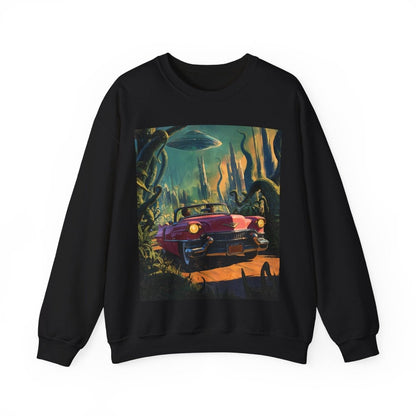 Afrofuturism Adventure Sweatshirt - Afrocentric Art by The Trini Gee