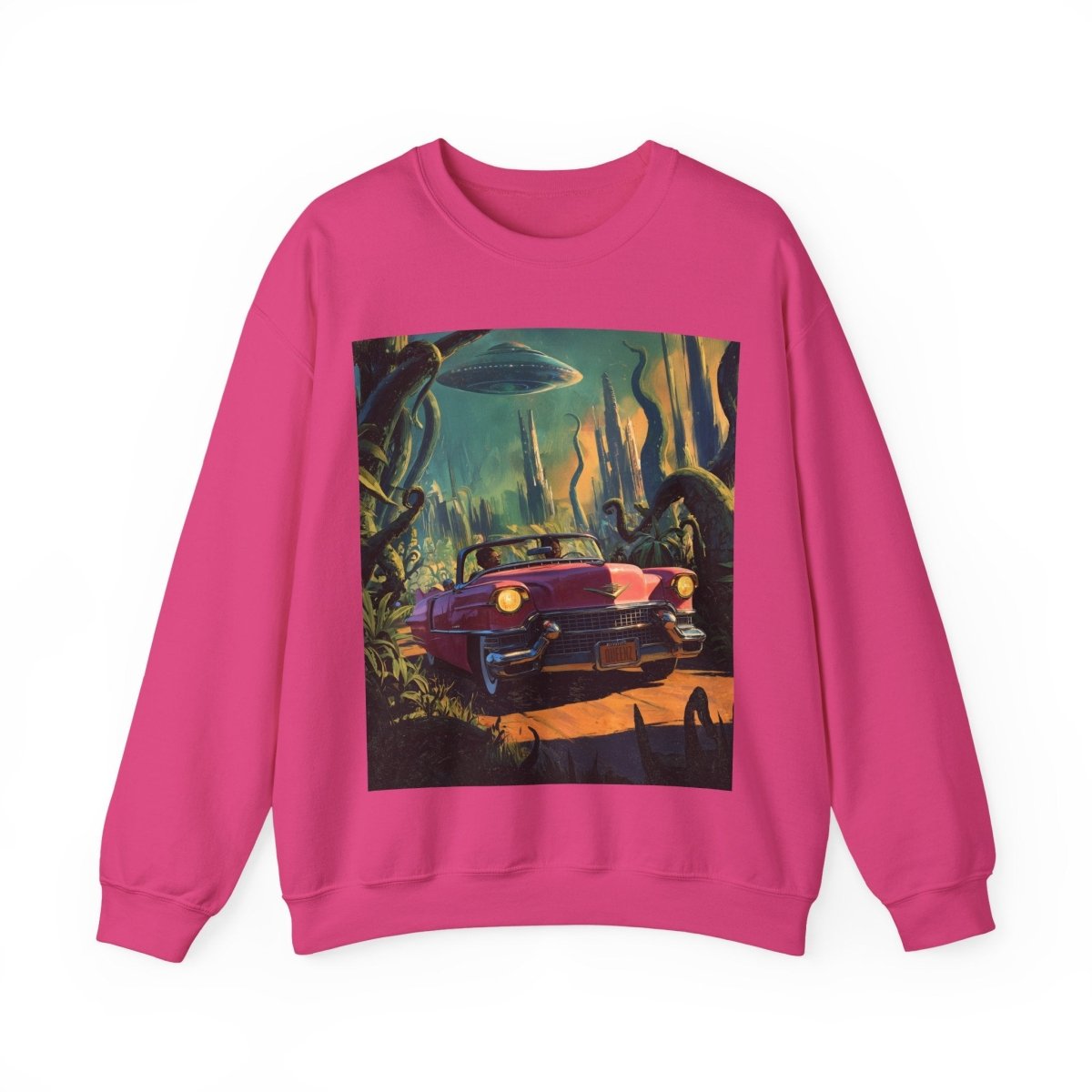 Afrofuturism Adventure Sweatshirt - Afrocentric Art by The Trini Gee