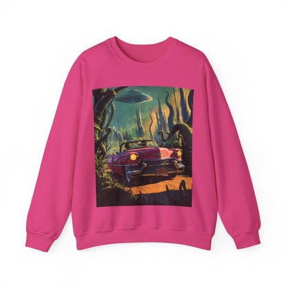 Afrofuturism Adventure Sweatshirt - Afrocentric Art by The Trini Gee