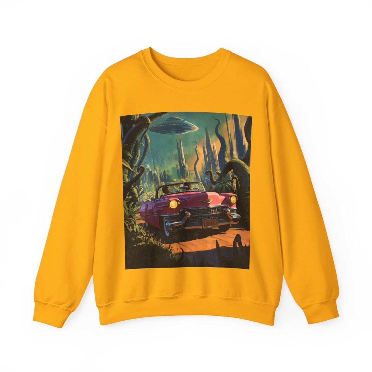 Afrofuturism Adventure Sweatshirt - Afrocentric Art by The Trini Gee