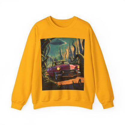 Afrofuturism Adventure Sweatshirt - Afrocentric Art by The Trini Gee